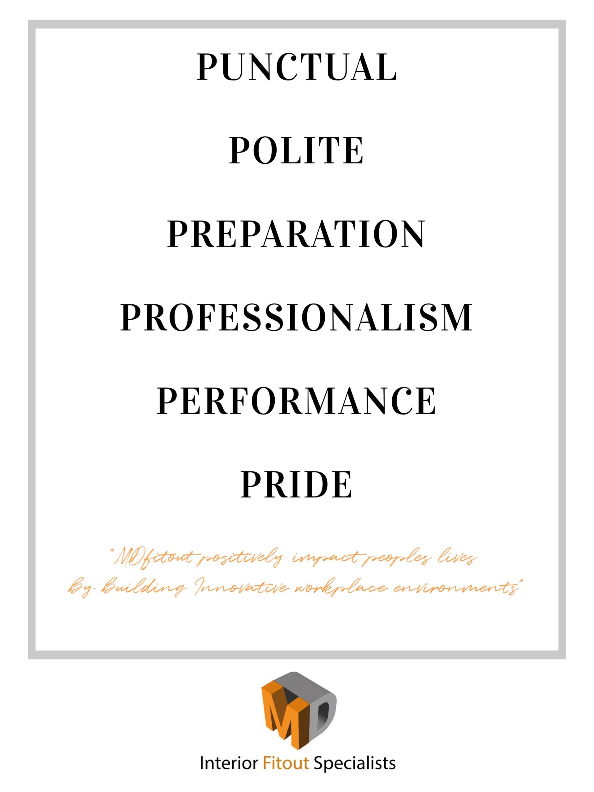 6 P’s of Success